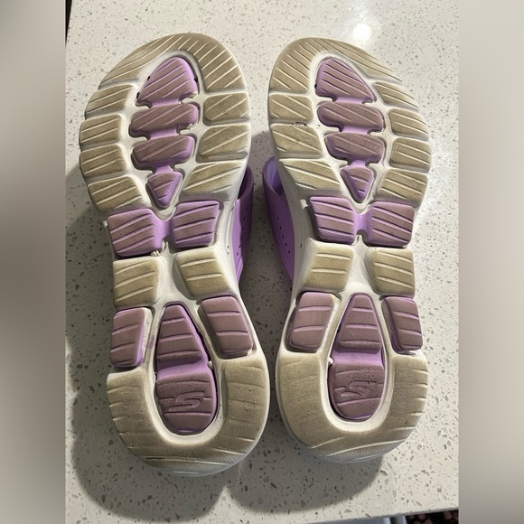 Skechers, foams, Purple Slide Sandals, size 10 - Picture 4 of 4
